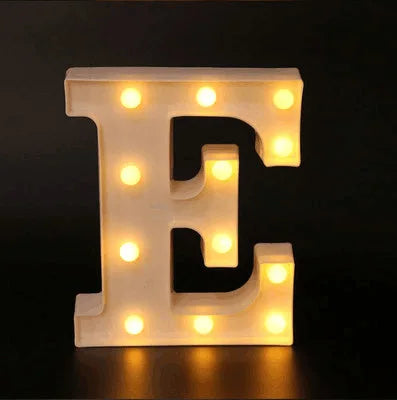 Lampes lettre lumineuses LED