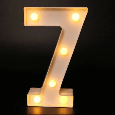 Lampes lettre lumineuses LED