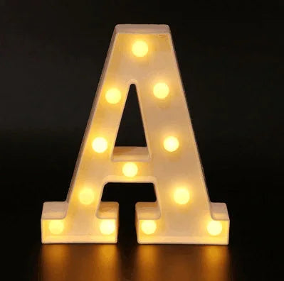 Lampes lettre lumineuses LED