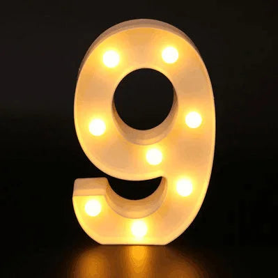 Lampes lettre lumineuses LED