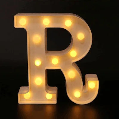 Lampes lettre lumineuses LED