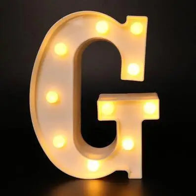 Lampes lettre lumineuses LED