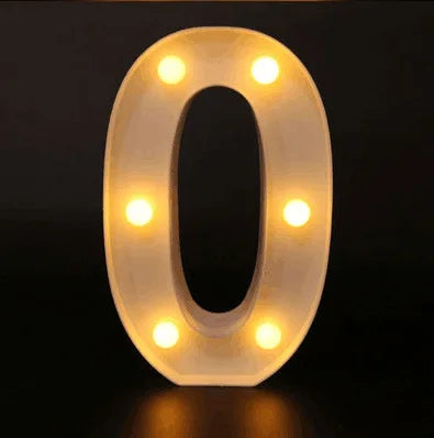 Lampes lettre lumineuses LED