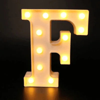 Lampes lettre lumineuses LED