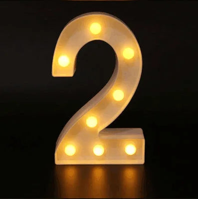Lampes lettre lumineuses LED