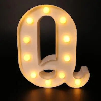 Lampes lettre lumineuses LED