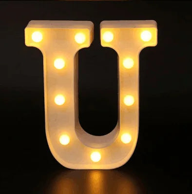 Lampes lettre lumineuses LED