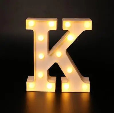 Lampes lettre lumineuses LED