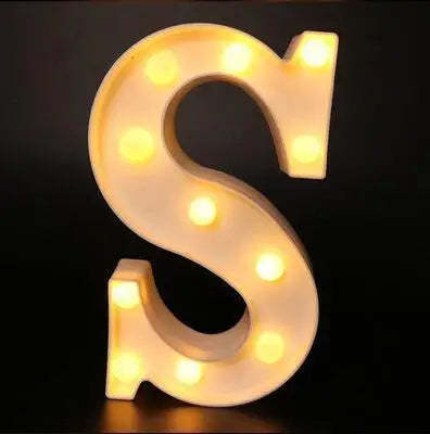 Lampes lettre lumineuses LED