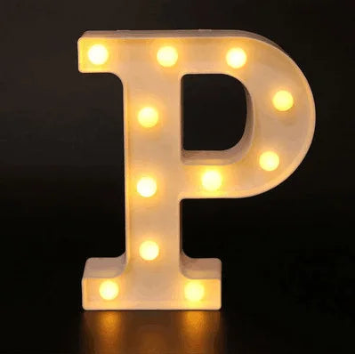 Lampes lettre lumineuses LED