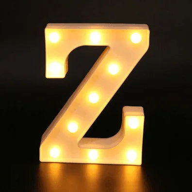 Lampes lettre lumineuses LED