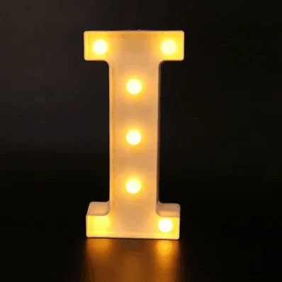 Lampes lettre lumineuses LED