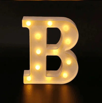 Lampes lettre lumineuses LED