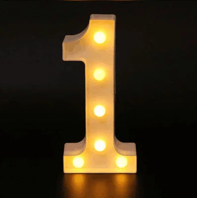 Lampes lettre lumineuses LED