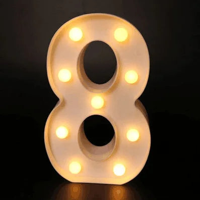 Lampes lettre lumineuses LED