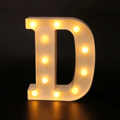 Lampes lettre lumineuses LED