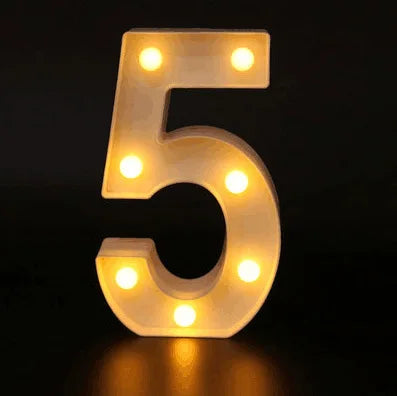 Lampes lettre lumineuses LED