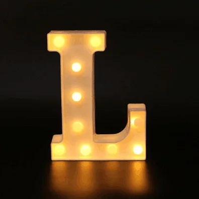 Lampes lettre lumineuses LED