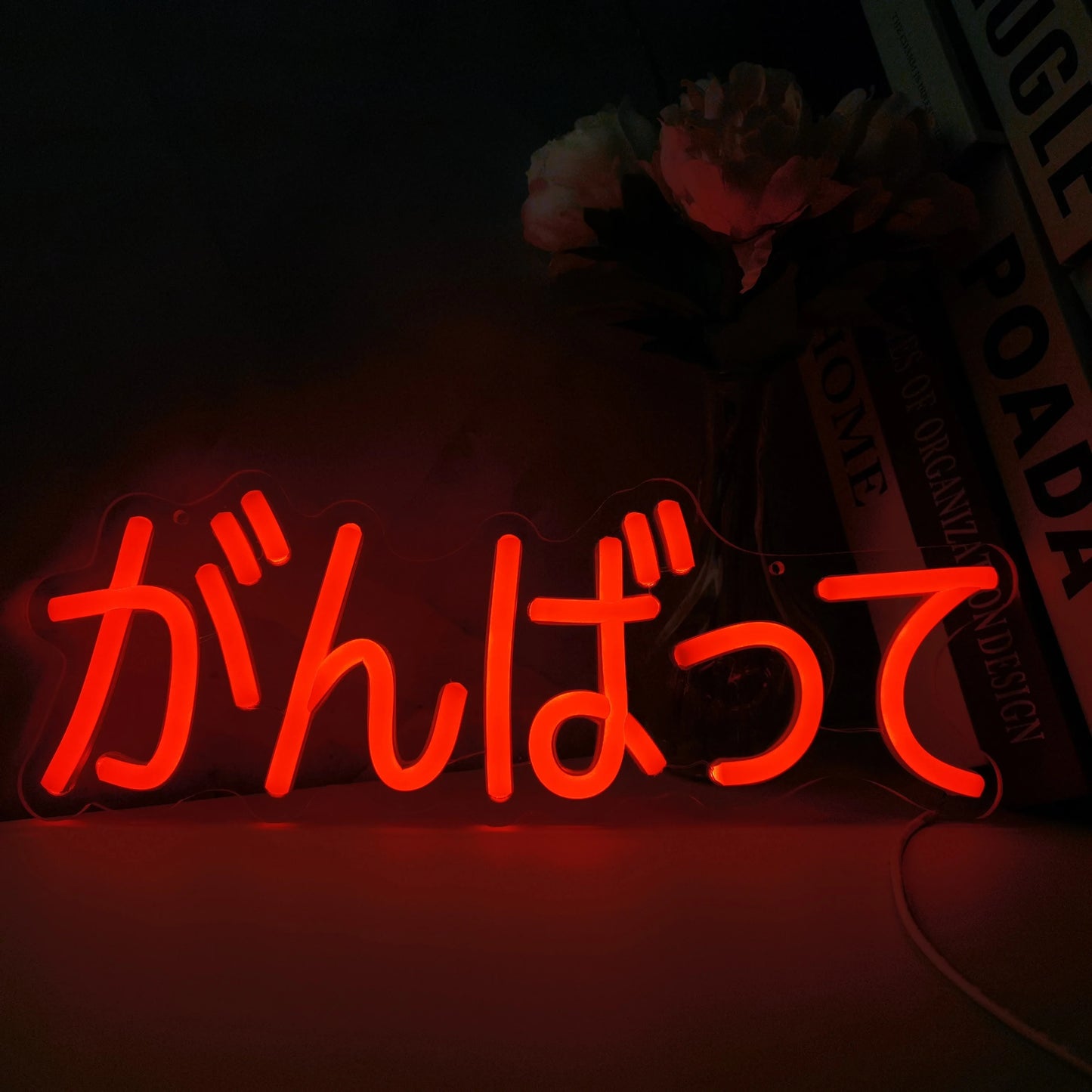 Néon LED Japonais Ganbatte