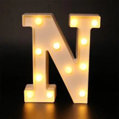Lampes lettre lumineuses LED