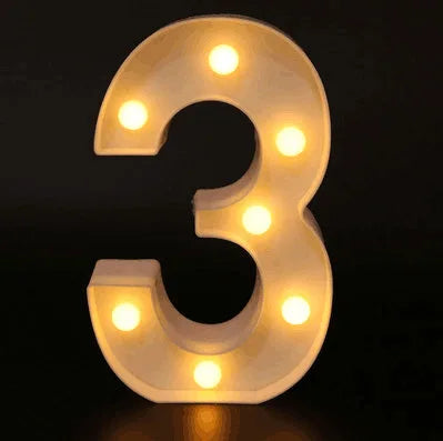 Lampes lettre lumineuses LED