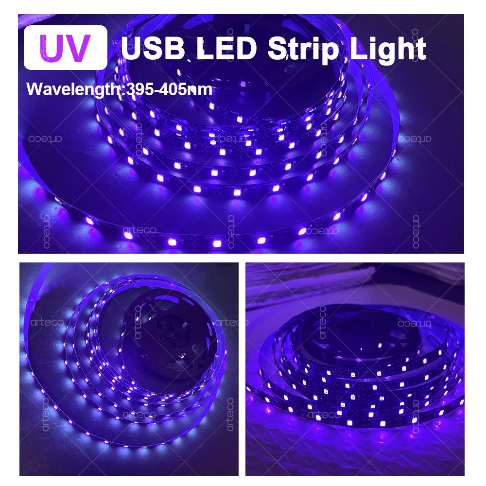 LED USB Violette