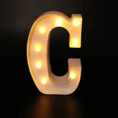 Lampes lettre lumineuses LED