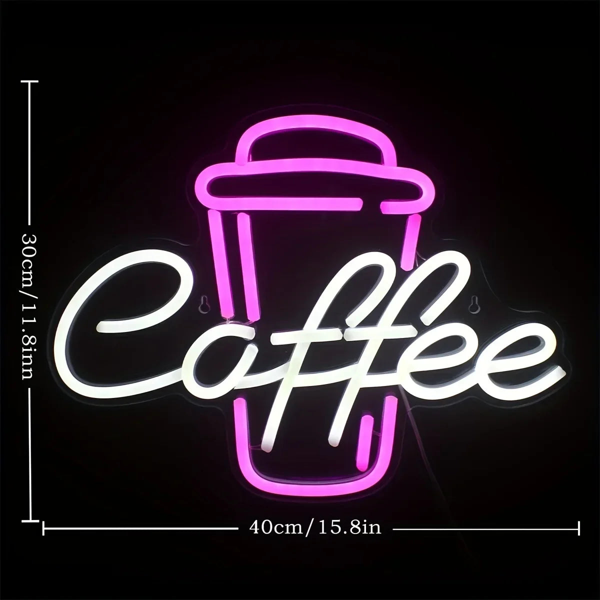 Néon coffee LED