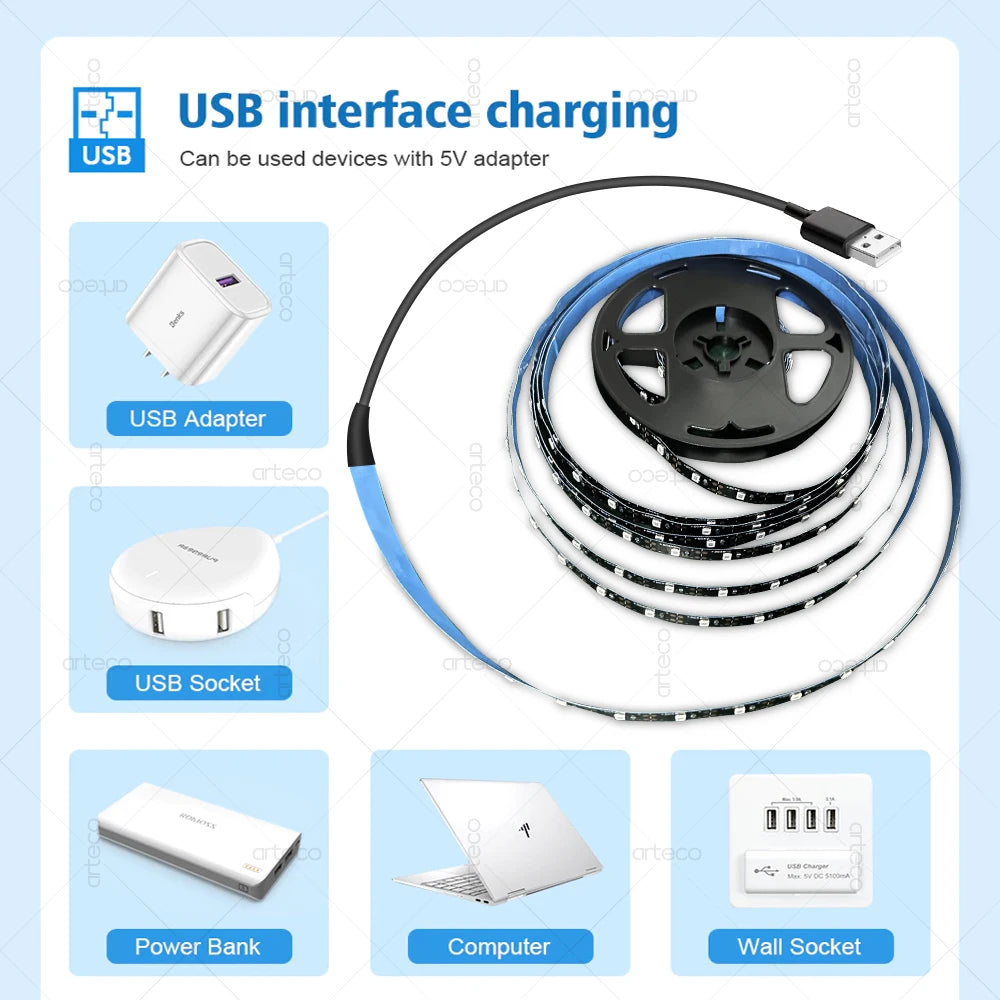 LED USB Violette