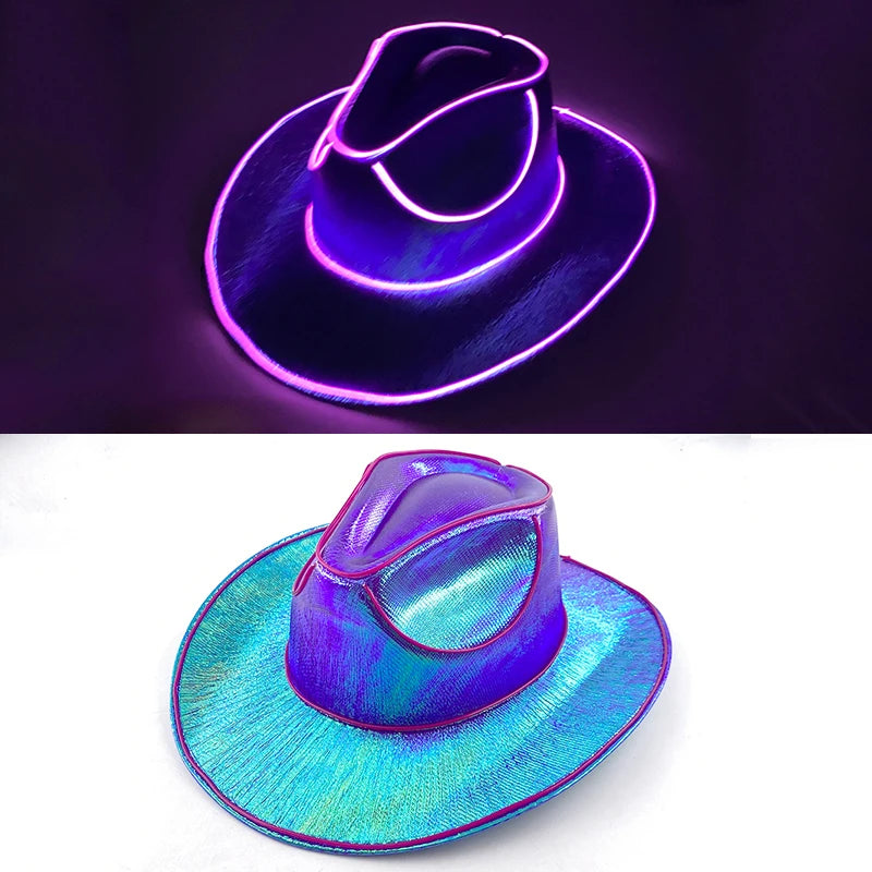 Chapeau LED Cowboy Western
