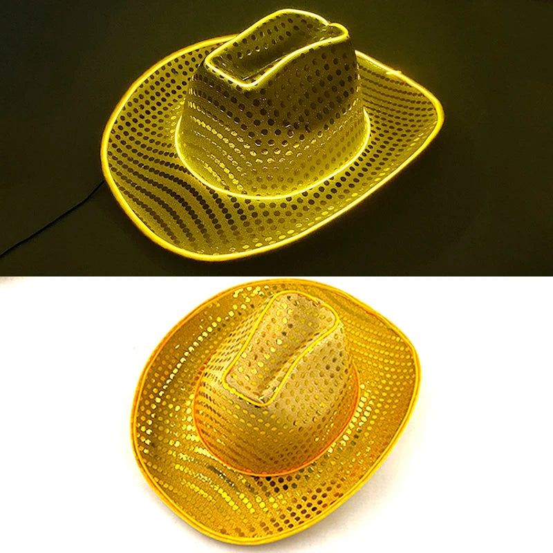 Chapeau LED Cowboy Western