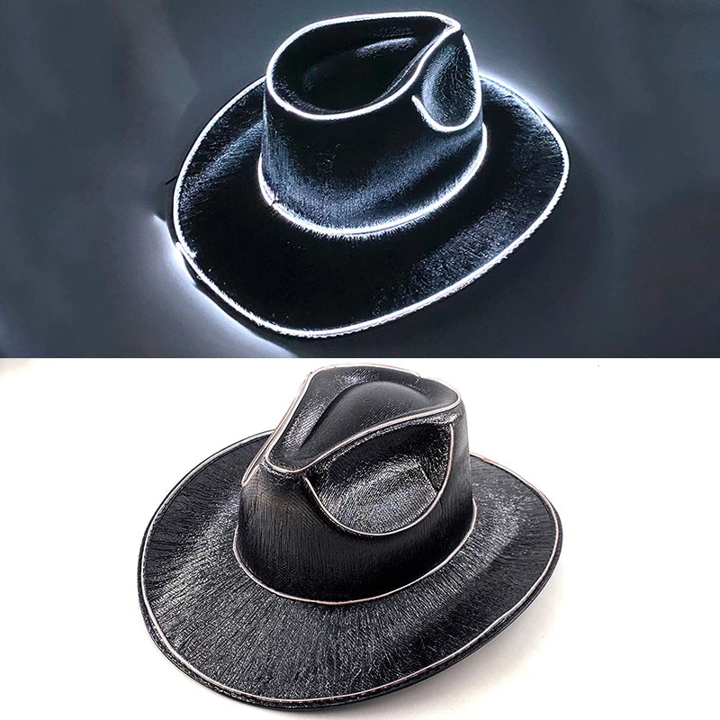 Chapeau LED Cowboy Western