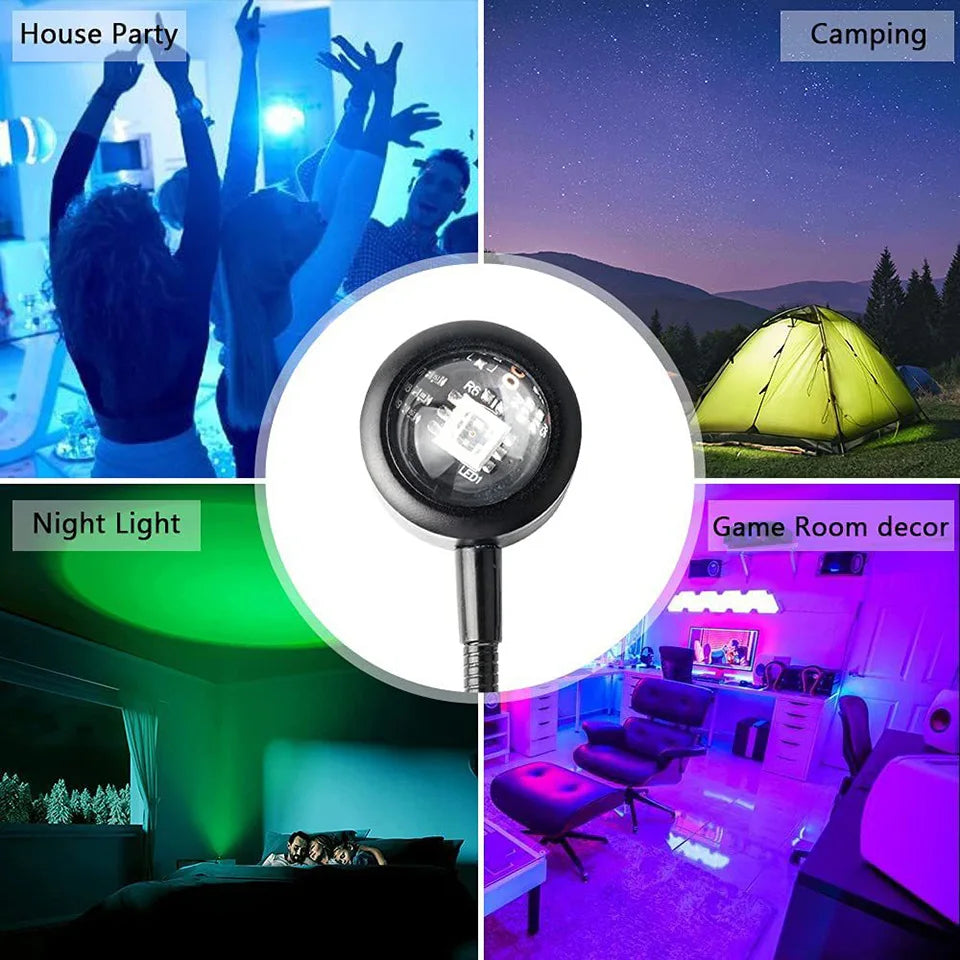 Lampe imitation soleil LED