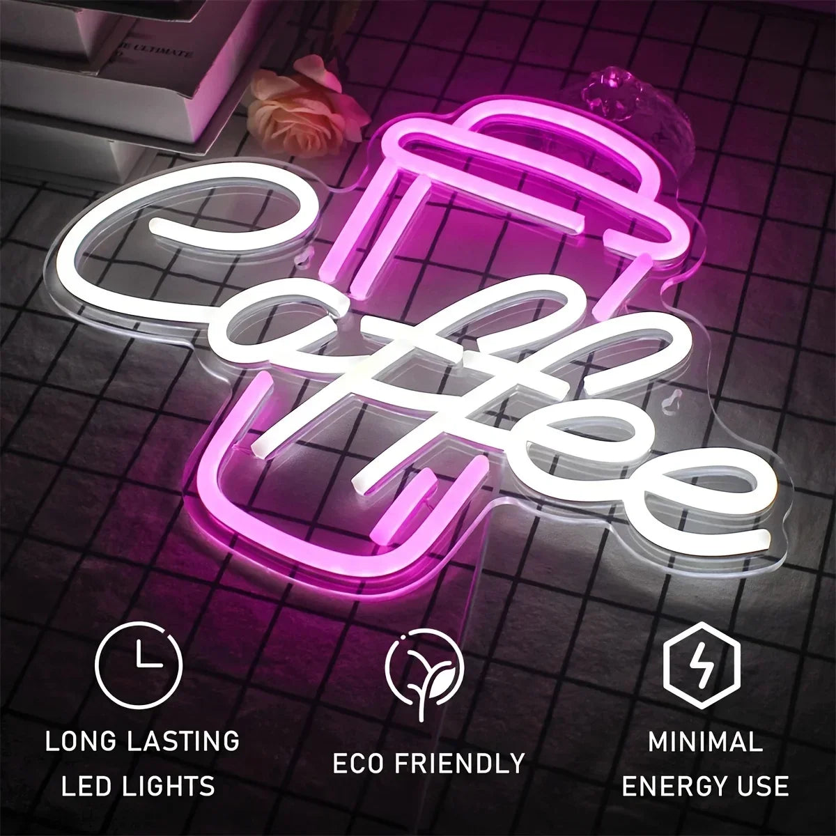 Néon coffee LED