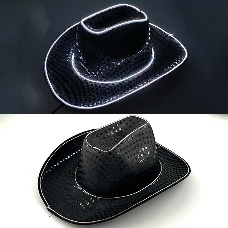 Chapeau LED Cowboy Western