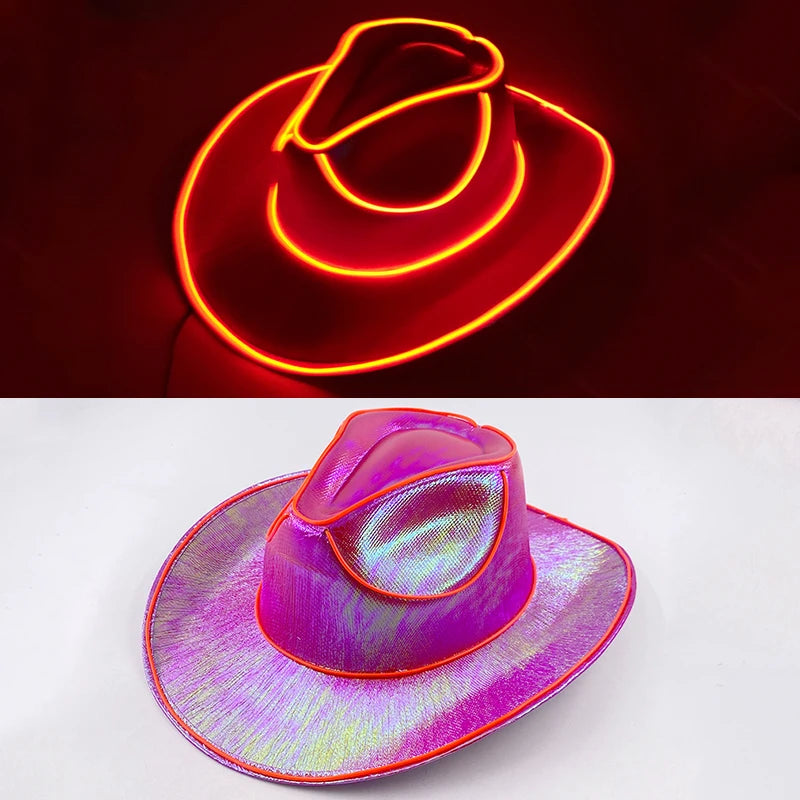 Chapeau LED Cowboy Western