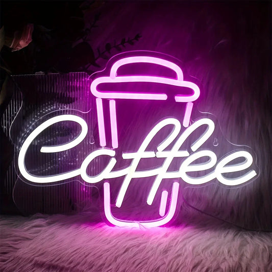Néon coffee LED