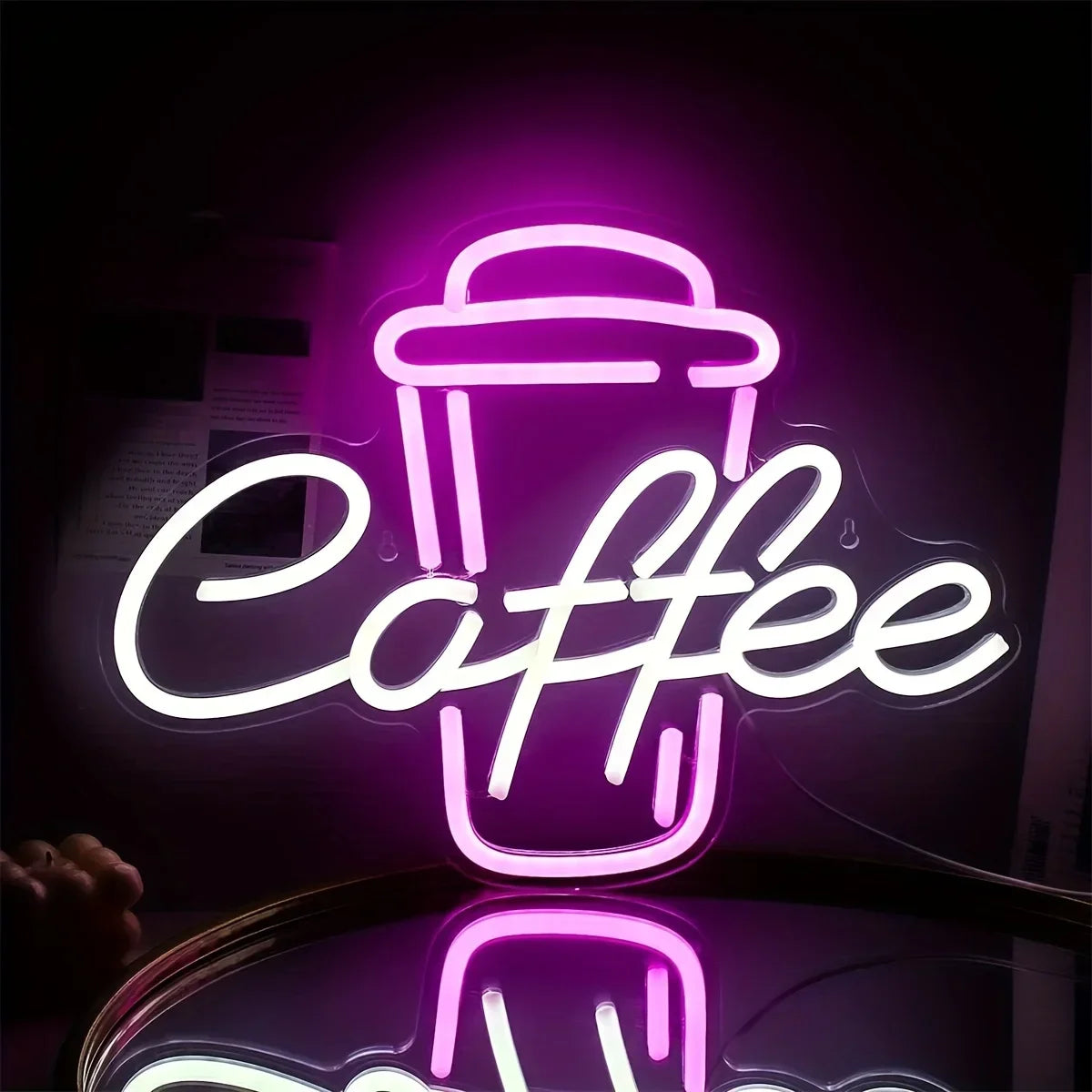 Néon coffee LED