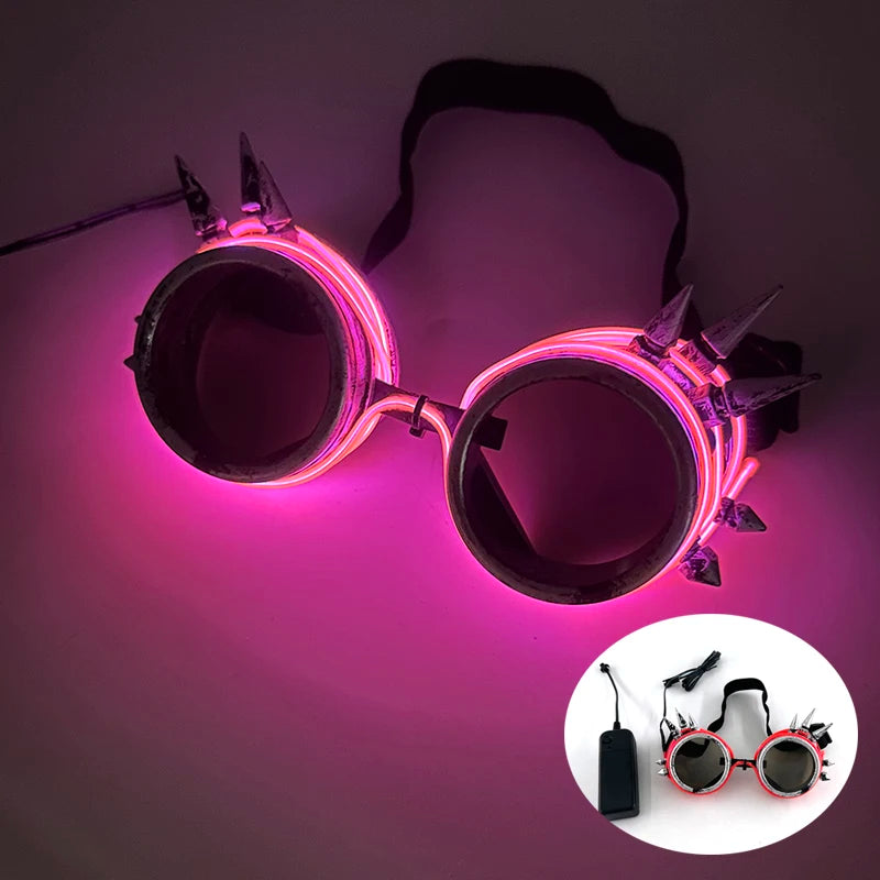 Lunettes LED Fluorescente Néon