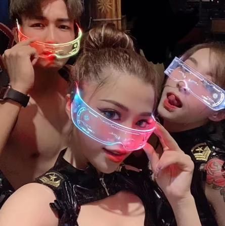lunettes LED touristique